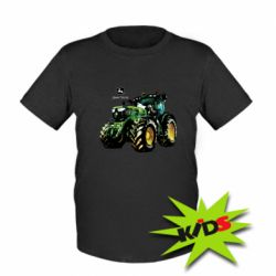 Дитяча футболка John Deere Tractor and logo - PrintSalon