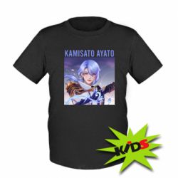 Детская футболка Kamisato Ayato - PrintSalon