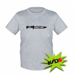 Дитяча футболка Knife Free fire - PrintSalon