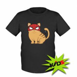 Детская футболка Кот паук - PrintSalon