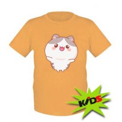 Детская футболка Котик обнимает тебя - PrintSalon