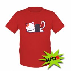 Детская футболка Котик-суши - PrintSalon