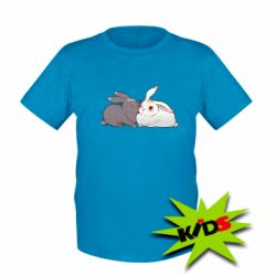 Детская футболка Кролики Вэй и Лань - PrintSalon