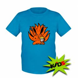 Детская футболка Kurama And Naruto - PrintSalon