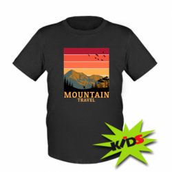 Детская футболка Mountain travel - PrintSalon