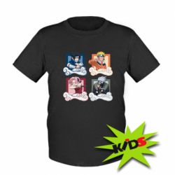 Детская футболка Naruto team 7 in action - PrintSalon