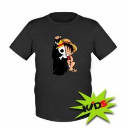 Детская футболка One piece chibi Luffy - PrintSalon