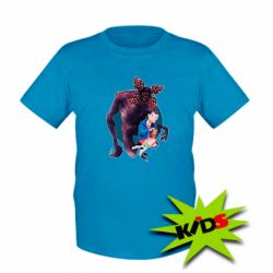 Детская футболка ОСД Одиннадцать и Демогоргон - PrintSalon