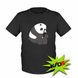Детская футболка Панда лайк - PrintSalon