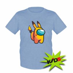Дитяча футболка Pikachu Among Us - PrintSalon