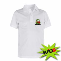 Детское поло Аhegao PePe - PrintSalon