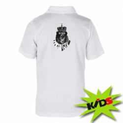 Детское поло Bear King - PrintSalon