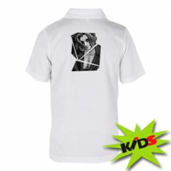 Детское поло Black and white Damiano - PrintSalon