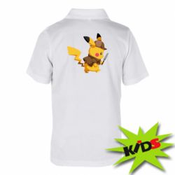 Детское поло Cute Detective Pikachu - PrintSalon