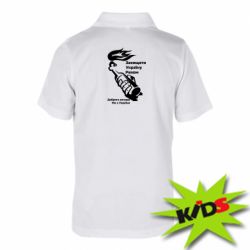 Детская футболка поло Доброго вечора ми з України, коктейль молотова - PrintSalon