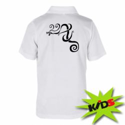 Дитяче поло Draken Tattoo - PrintSalon