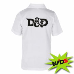 Детское поло Dungeons s Dragons logo - PrintSalon