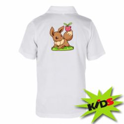 Дитяче поло Eevee with Hoppip - PrintSalon