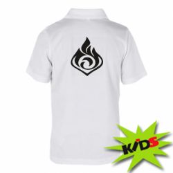 Детское поло Genshin Impact Pyro - PrintSalon