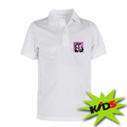 Детское поло Ибуки Миода глитч - PrintSalon