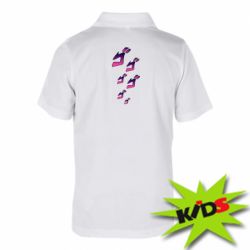 Детское поло jojo hieroglyphs - PrintSalon