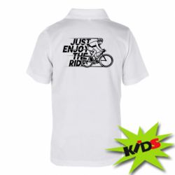 Детское поло Just enjoy the ride - PrintSalon