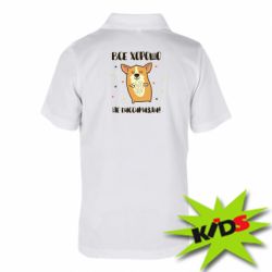 Детское поло Корги оптимист - PrintSalon