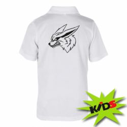 Детское поло Kurama line art - PrintSalon