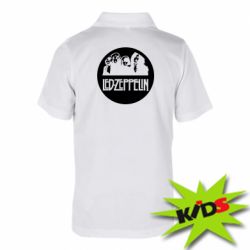 Детское поло Led Zeppelin in a circle - PrintSalon