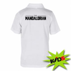 Дитяче поло Mandalorian logo - PrintSalon