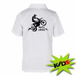 Детское поло Motocross sport - PrintSalon