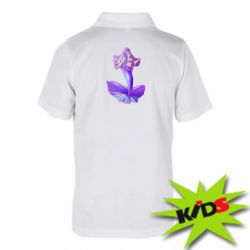 Детское поло Purple Mermaid Barbie - PrintSalon