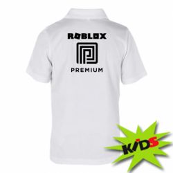Детское поло Roblox Premium - PrintSalon