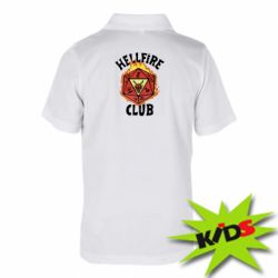 Детское поло Stranger Things: Hellfire club - PrintSalon