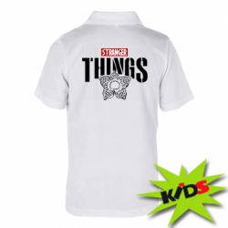 Детское поло Stranger Things. - PrintSalon