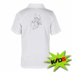 Детское поло Strong family - PrintSalon