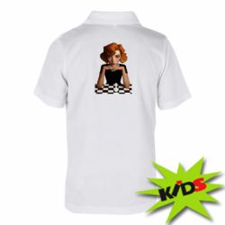 Детское поло The Queen's Gambit art - PrintSalon