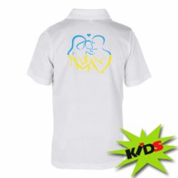 Детская футболка поло Украина! Семья! - PrintSalon