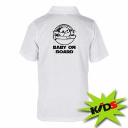 Детское поло Вaby on board - PrintSalon