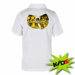 Детское поло Wu-Tang logo art - PrintSalon