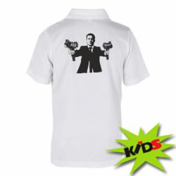 Детская футболка поло Zelensky fuck putin - PrintSalon