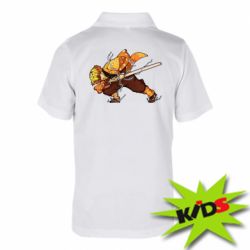 Детское поло Zenitsu Demon Slayer - PrintSalon