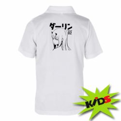 Детское поло Zero Two Girl - PrintSalon