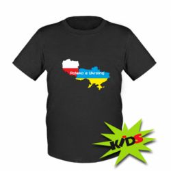 Детская футболка Польша с Украиной