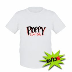Детская футболка Poppy Playtime Logo - PrintSalon