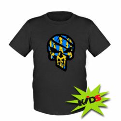 Дитяча футболка Punisher Coat of arms of Ukraine - PrintSalon