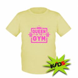 Детская футболка Queen Of The Gym - PrintSalon