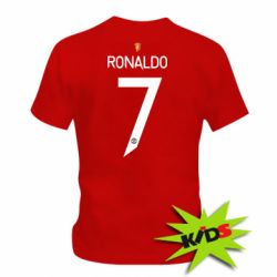 Дитяча футболка Ronaldo Manchester United - PrintSalon