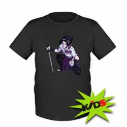 Детская футболка Sasuke with katana - PrintSalon