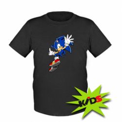 Детская футболка Sonic and the jump - PrintSalon